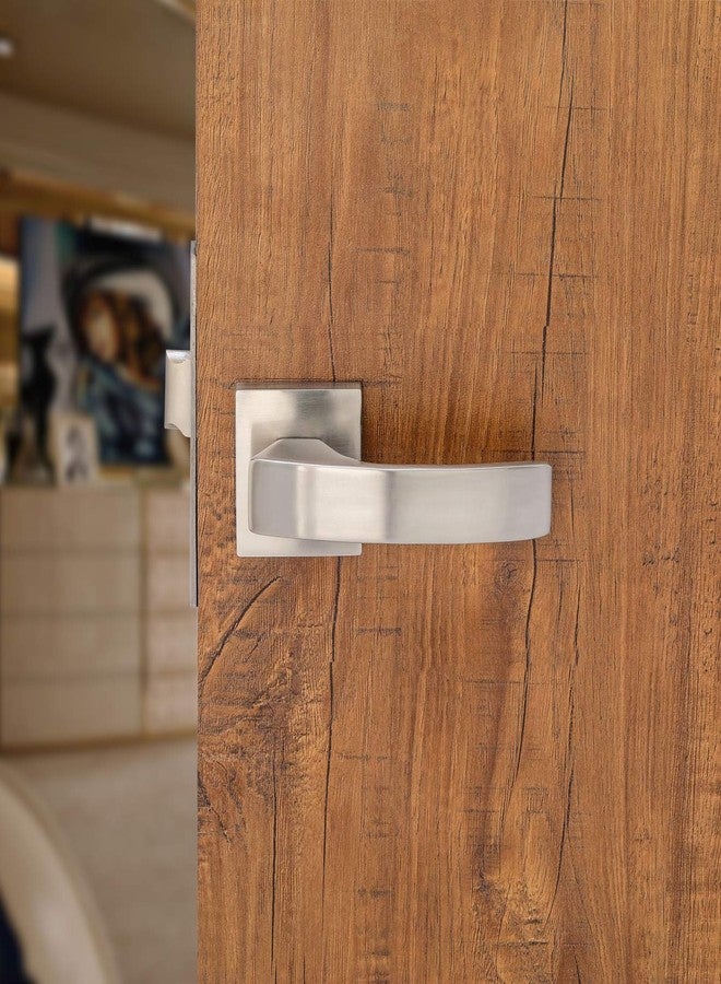 HARMONUS Zinc Alloy Mortise Door Lock Handle/Rose Mortice Door Handle Set with Baby Latch (Matt/HI-5150) - Image 3